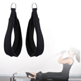 Maxbell 2Pcs Double Loop D Ring Straps Pilates Straps Gymnastics Yoga Ankle Home Gym