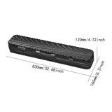 Maxbell Billiard Stick Case Foam Interior Scratch Resistant Hard Shell Pool Cue Case Black