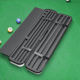 Maxbell Billiard Stick Case Foam Interior Scratch Resistant Hard Shell Pool Cue Case Silver
