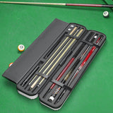 Maxbell Billiard Stick Case Foam Interior Scratch Resistant Hard Shell Pool Cue Case Silver