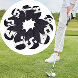 Maxbell 10Pcs Golf Iron Headcovers Golf Iron Covers Set for Golfer Golfing Men Women Black