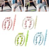 Maxbell 2 Pieces Massage Roller Multifunctional Muscle Roller for Arms Indoor Sports pink