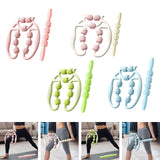 Maxbell 2 Pieces Massage Roller Multifunctional Muscle Roller for Arms Indoor Sports pink