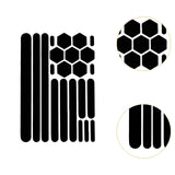 Maxbell Reflective Stickers Lightweight Warning Sticker for Jackets Vehicles With Diamond Shape