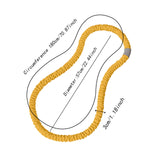 Weighted Fitness Hoop Indoor Abdomen Fitness Circles for Men Women Kids Home orange