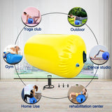 Maxbell Air Roller Gymnastics Barrel Back Handspring Trainer for Gym Fitness Outdoor 0.7mx0.5m