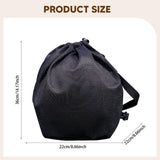Mesh Sports Ball Bag Men Women Carrying Basketball Bag for Gym Soccer Travel Black