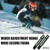 Ski Brake Retainer Strap Snowboard Brake Retainers for Skiing Outdoor Sports 4PCS