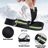 Ski Brake Retainer Strap Snowboard Brake Retainers for Skiing Outdoor Sports 8PCS