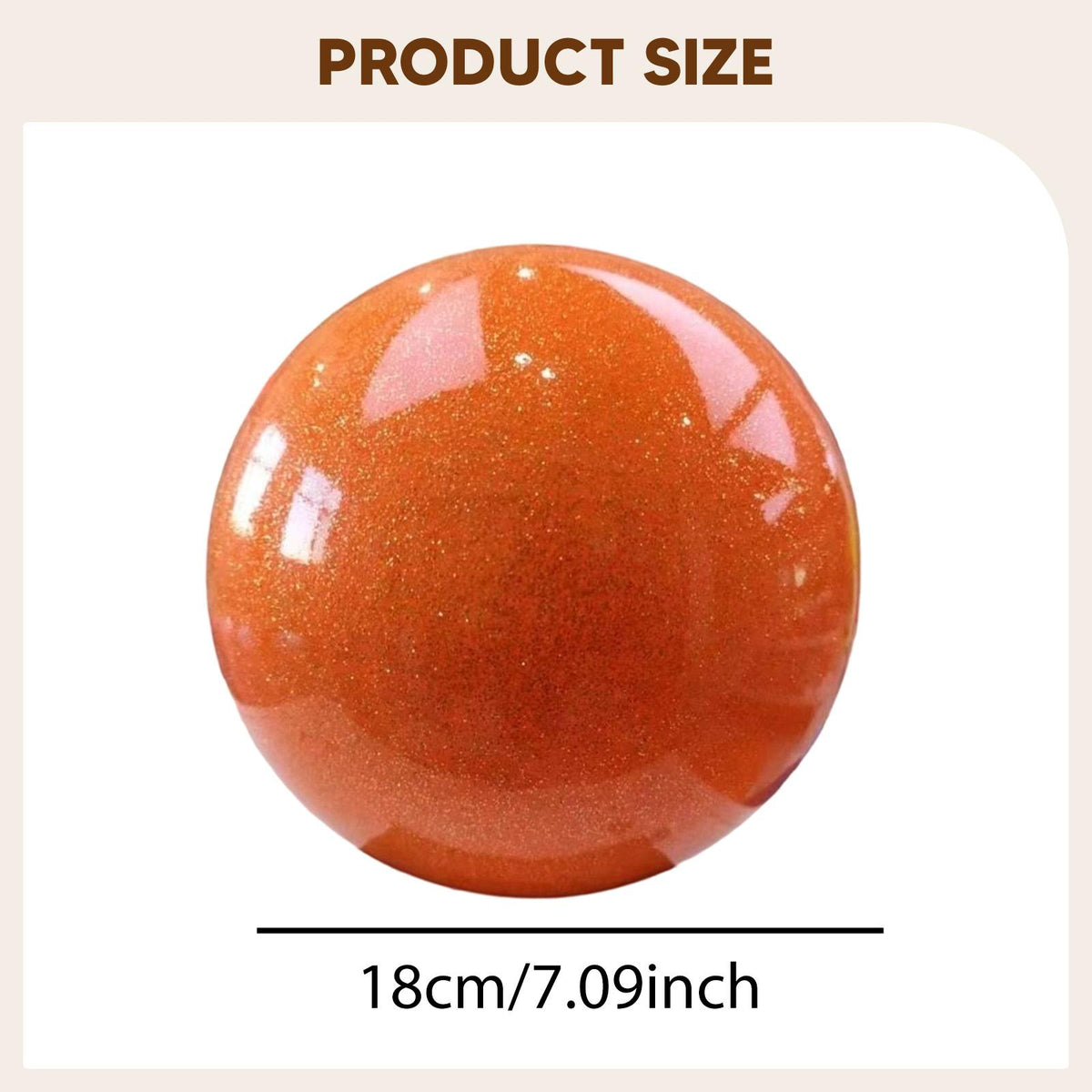 Rhythmic Gymnastic Ball Practice Rhythmic Ball for Fitness Dance Performance orange
