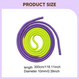 Rhythmic Gymnastics Rope Fitness Gymnastics Arts Props Arts Competition Rope Purple and yellow
