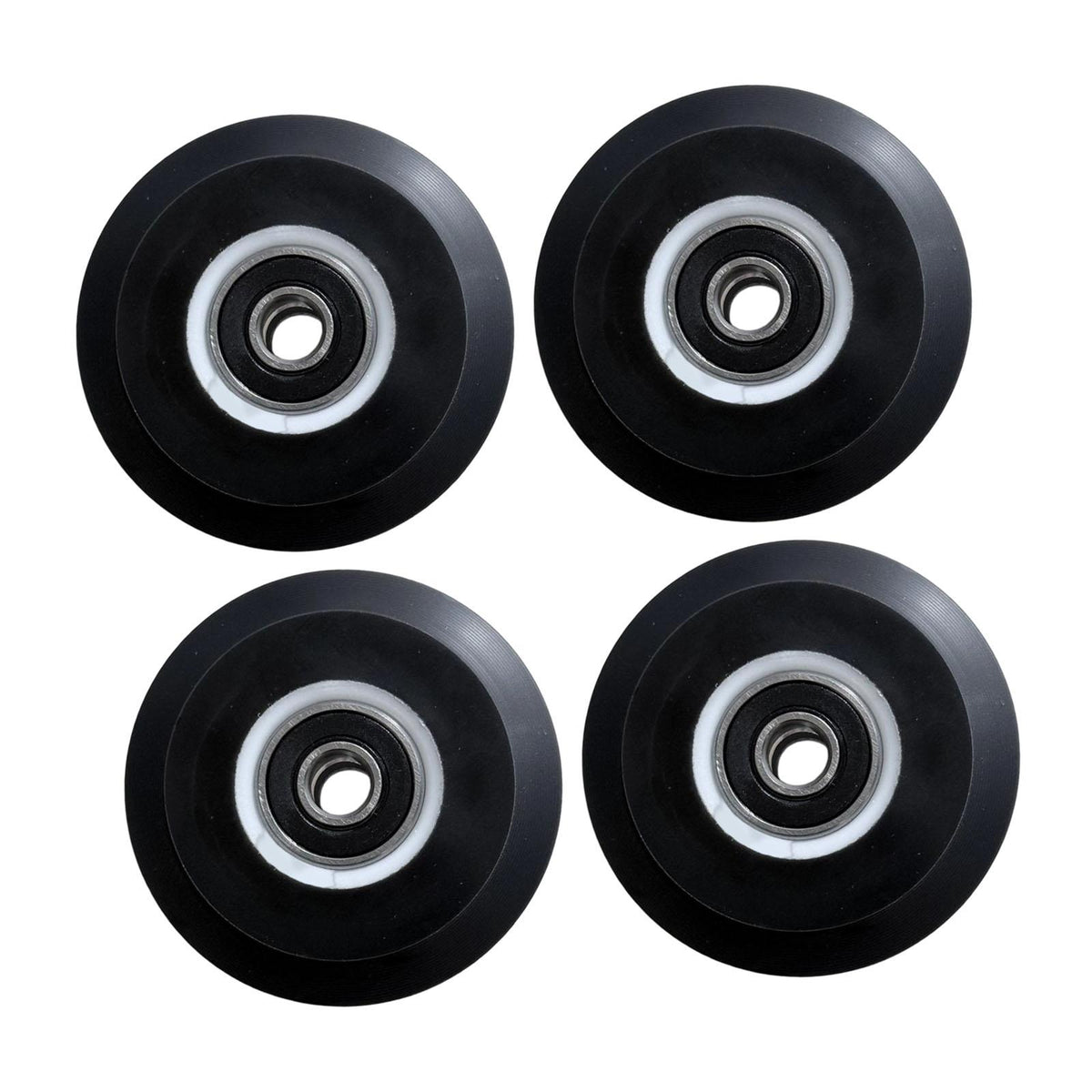 4 Pieces Pilates Reformer Wheels Smooth Sturdy Easy to Install Replace Parts