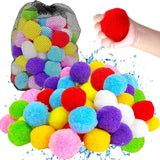 60 Pieces Kids Reusable Water Balls Party Favors Practical Summer Water Toys 8 Colors
