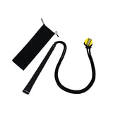 Golf Rope Swing Trainer with Ball for Rhythm Control Warm up Golfer Practice Black