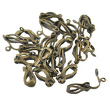 Maxbell 12 pcs Clip On Earring Earwire Findings Jewelry Making Antique Bronze - Aladdin Shoppers