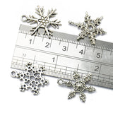 Maxbell 20pcs Antique Tibet Silver Mixed Snowflake Charms Pendant Jewelry Findings - Aladdin Shoppers