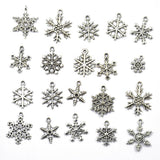 Maxbell 20pcs Antique Tibet Silver Mixed Snowflake Charms Pendant Jewelry Findings - Aladdin Shoppers