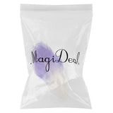 Maxbell 50Pcs Natural Magnolia Skeleton Leaf Leaves Card Scrapbook - Purple+White - Aladdin Shoppers