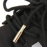 Maxbell Pair Golden Head Shoe Laces Shoelaces Sport Sneakers Strings Black - Aladdin Shoppers