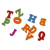 Maxbell 100x Colorful Wooden Letters with Holes Flatback Embellishments Crafts 1.5cm - Aladdin Shoppers