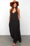 Maxbell Maxbell Sexy Women Summer Long Maxi Evening Party Dress Beach Chiffon Dress S