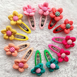 Maxbell 50Pcs Colorful Stain Coverd Hair Sleepies Hair Clips
