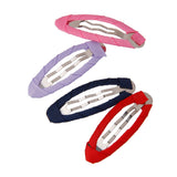 Maxbell 50Pcs Colorful Stain Coverd Hair Sleepies Hair Clips