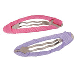 Maxbell 50Pcs Colorful Stain Coverd Hair Sleepies Hair Clips