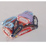 Maxbell 50Pcs Colorful Stain Coverd Hair Sleepies Hair Clips
