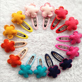 Maxbell 50Pcs Colorful Stain Coverd Hair Sleepies Hair Clips