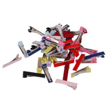 Maxbell 50Pcs Colorful Stain Coverd Hair Section Clip Hair Duck-Bill Clips - Aladdin Shoppers