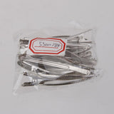 Maxbell 10Pcs Oval Square Shape Hair Clips Duck-Bill Clips DIY Accessory