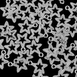 Maxbell 50pcs Vintage Silver Star Shape Charms Pendants For DIY Jewelry - Aladdin Shoppers