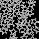 Maxbell 50pcs Vintage Silver Star Shape Charms Pendants For DIY Jewelry - Aladdin Shoppers