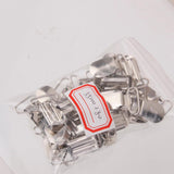 Maxbell 20pcs Webbing Hook Pacifier Suspender Clips Silver 20mm - Aladdin Shoppers