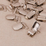 Maxbell 20pcs Webbing Hook Pacifier Suspender Clips Silver 20mm - Aladdin Shoppers