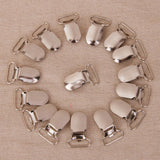 Maxbell 20pcs Webbing Hook Pacifier Suspender Clips Silver 20mm - Aladdin Shoppers