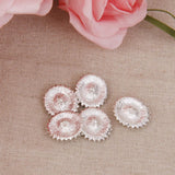 Maxbell 5Pcs Crystal Rhinestone Flower Sewing Button Embellishments - Aladdin Shoppers