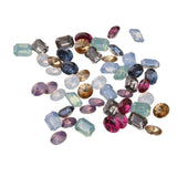 Maxbell 50Pcs Assorted Shape Flatback Resin Rhinestones Bead DIY Craft Embellishment - Aladdin Shoppers