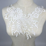 Maxbell Embroidered Lace Neckline Collar Trimming Embellishment Applique - Aladdin Shoppers