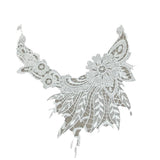 Maxbell Embroidered Lace Neckline Collar Trimming Embellishment Applique - Aladdin Shoppers