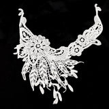 Maxbell Embroidered Lace Neckline Collar Trimming Embellishment Applique - Aladdin Shoppers