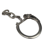 Maxbell 20pc Silver Plated Round Split Keyrings Keychain Clasp With Chains - Aladdin Shoppers