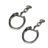 Maxbell 20pc Silver Plated Round Split Keyrings Keychain Clasp With Chains - Aladdin Shoppers