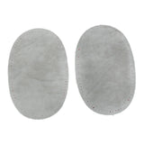 Maxbell 2 Pairs Sew-On Oval Elbow/Knee Patches Repair Sewing Applique Grey/Blue