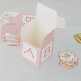 Maxbell 12pcs Paper Candy Sweets Gift Boxes Baby Shower Favors Pink - Aladdin Shoppers