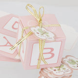 Maxbell 12pcs Paper Candy Sweets Gift Boxes Baby Shower Favors Pink - Aladdin Shoppers