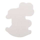 Maxbell 20x Wooden Pink Baby Carriage & Pony Embellishments Card Making Baby Shower