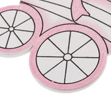 Maxbell 10pcs Wooden Pink Baby Carriage Embellishments Card Making Baby Shower - Aladdin Shoppers