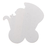 Maxbell 20x Wooden Pink Baby Carriage & Pony Embellishments Card Making Baby Shower